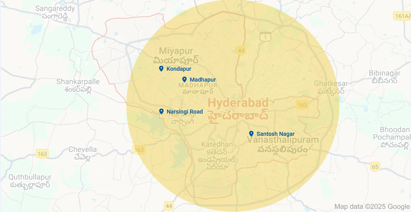 Store Locations and Serviceability